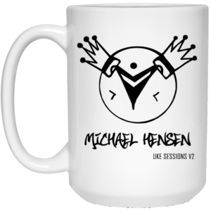 Michael Hensen HD Logo 15 oz. White Mug